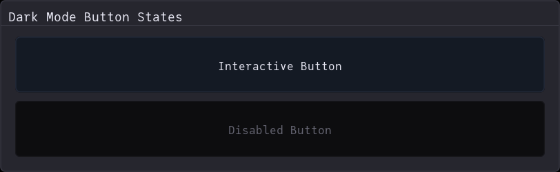 Dark Interactive Text Buttons