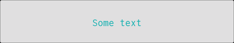 Text Style Example