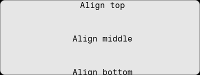Text vertical alignment