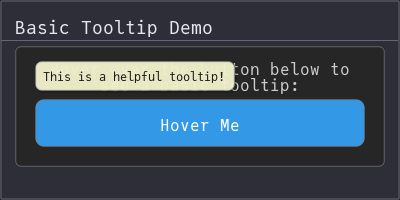 Basic Tooltip