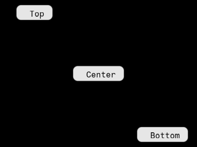Vertical alignment example