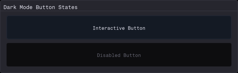 Dark Interactive Text Buttons