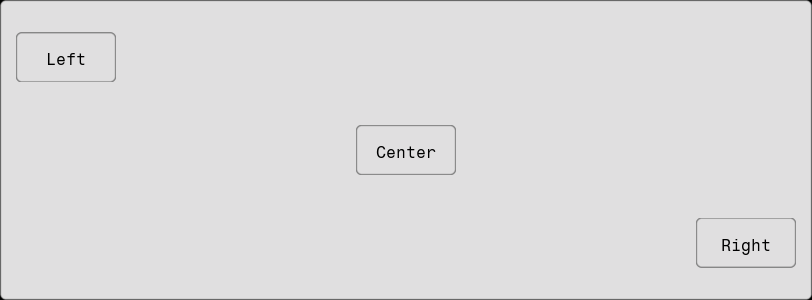 Horizontal alignment example