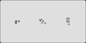 Text Rotation Example