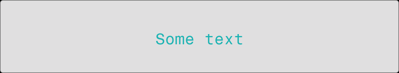 Text Style Example